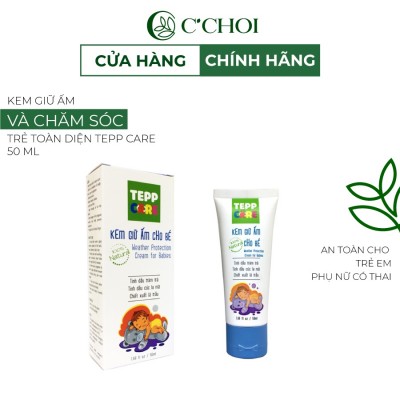 Kem Giữ Ấm Cho Bé C'CHOI TEPP CARE Dưỡng Ẩm Da Làm Tan Vết Côn Trùng Cắn Và Vết Sưng Trên Mặt 50m