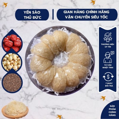 Yến Rút Lông Khô Nguyên Tổ Nguyên Chất 100% - Yến Sào Thủ Đức