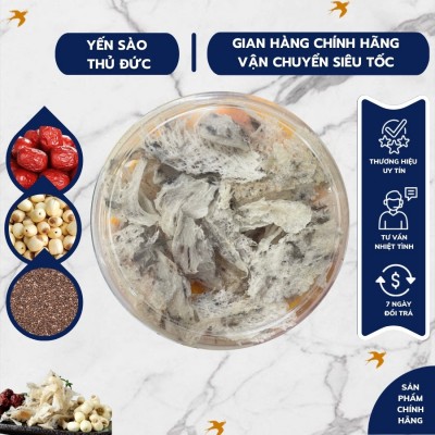 Tổ Yến Thô Bể Già Gân Tặng Kèm Nhíp Nhặt Lông Chuyên Dụng - Yến Sào Thủ Đức