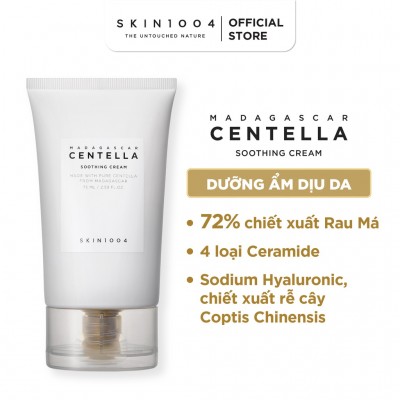 Kem dưỡng làm dịu da Skin1004 Madagascar Centella Soothing Cream 75ml