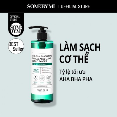 Sữa Tắm Some By Mi AHA-BHA-PHA 30 Days Miracle Acne Clear Body Cleanser 400g