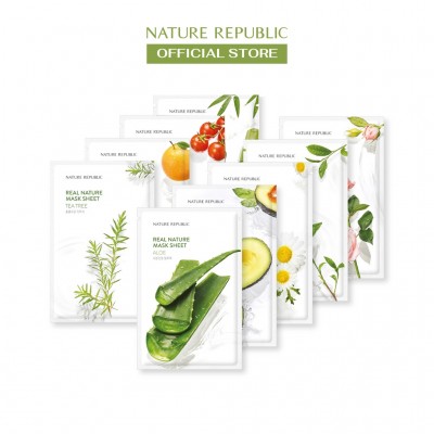 Combo 10 mặt nạ Nature Republic real nature mix ngẫu nhiên