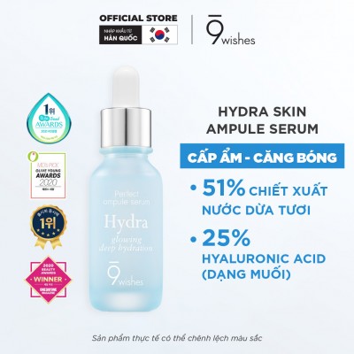 Tinh chất dưỡng ẩm 9 Wishes Hydra Skin Ampule Serum 25ml
