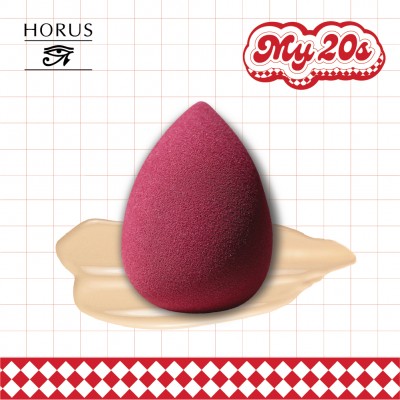 Mút Trang Điểm Màu Đỏ Horus 3D Beauty Sponge