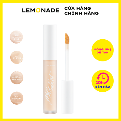 Kem che khuyết điểm kiềm dầu bền màu Lemonade Matte Addict Concealer 3g