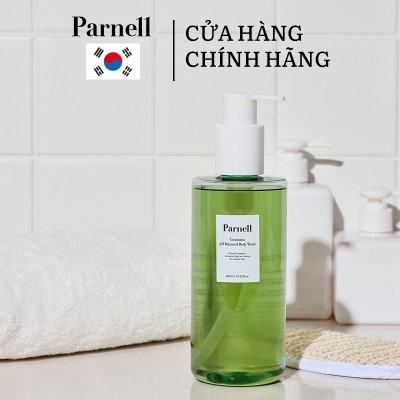 PARNELL Sữa tắm giảm mụn cơ thể Cicamanu độ pH thấp 400ml