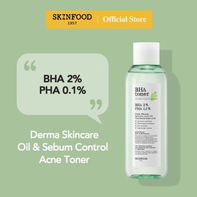 [SKINFOOD] Tẩy da chết hóa học 200ml Toner BHA 2% & PHA 0.1% Shine Muscat